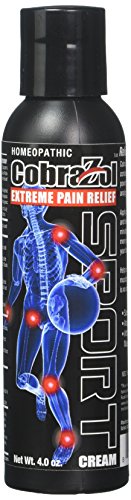 CobraZol Sport Cream (4oz) Relief from Muscle and Joint Pain Athlete Tested and Approved