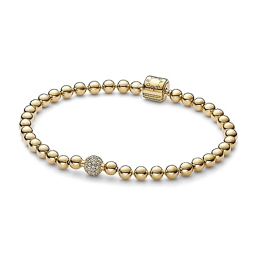 Pandora Signature Beads & Pavé Bracelet, 17