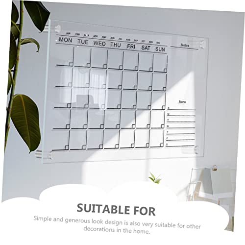 Tofficu 3 Sets Weekly Planner Board Magnetic Note Pad Home Sign Chalk Board Markers Memo Board With Maker Fridge Grocery List Fridge Weekly Calendar Exquisite Acrylic Whiteboards Wedding #TOP5