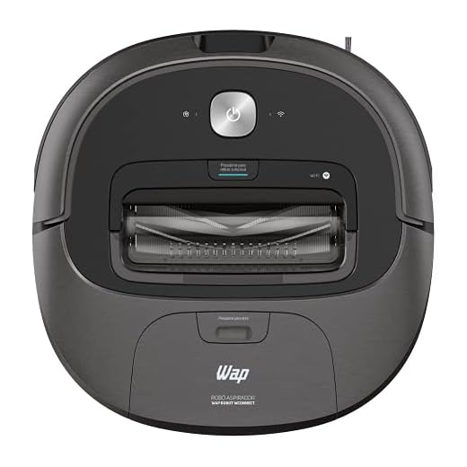 Robô Aspirador de Pó WAP ROBOT WCONNECT Amazon Alexa Google Assistente Wifi Comando de Voz Automático Inteligente Varre e Passa Pano com Controle Remoto e Base de Auto Recarga Bivolt