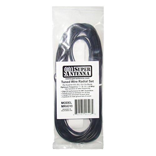 Antenas 60 m 5 MHz Banda jamón Radio radiales Super Antena mr6060 juego de cables de masa