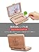 Yukidoke Wooden Baby Tooth Keepsake Box, Tooth Fairy Holder for Kids, Lost Teeth & First Curl Memory Box - Personalized Tooth Storage Case for Boy and Girl Toddler Tree Motif