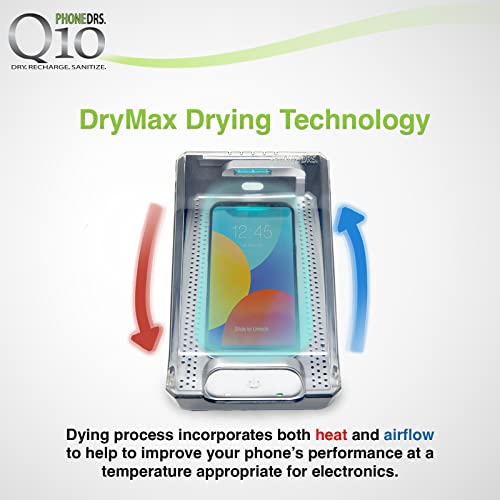 Image of Q10 UV-C Cell Phone Sanitizer with Dryer and Qi Wireless Charging | Cleans, Dries and Charges All Phones