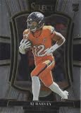 RJ Harvey Football Card (Denver Broncos Running Back) 2025 Panini Select Premier Level Rookie RC #110