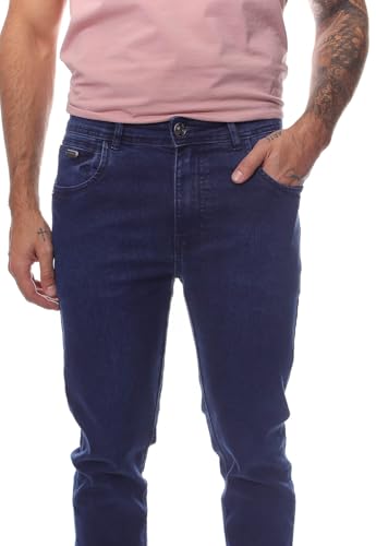 CRK Men's Slim Fit Jeans – Dark Blue, Mid-Rise, Stretch Denim for Comfort and Style3