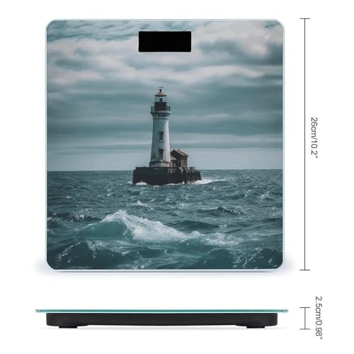 Báscula Digital Lighthouse Ocean para Peso Corporal miniatura 2