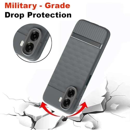 Image of Shockproof Case Compatible with Oppo A6x 5G / A6x 4G / K14x 5G | Full Camera Protection | TPU Flexible Back Cover for Oppo A6x 5G / A6x 4G / K14x 5G (Graphite Grey)