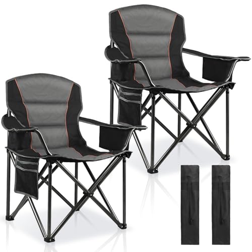 LANMOUNTAIN Padded Oversized Camping Chair