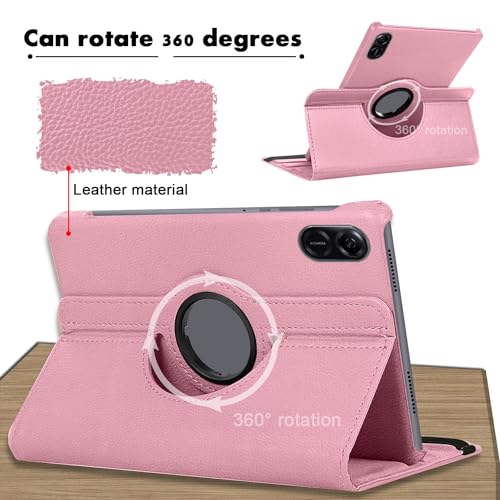SWEIMEN Case for Honor Pad X8 Pro/Honor Pad X9 11.5 Inch Tablet, PU Leather Case 360 Rotatable Multi-Angle Protection Stand Protective Case - Image 2