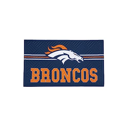 Team Sports America NFL Fußmatte | 71,1 x 40,6 cm | geprägte Kreuzschraffur | rutschfeste...