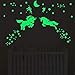 Produktbild GOTONE 98 Einhorn Wandtattoo Leuchtsticker, Glow in The Dark Stars Wandaufkleber für den Sternenhimmel, leuchtende Dekoration für Mädchen und Jungen, wunderschöne Wandtattoos