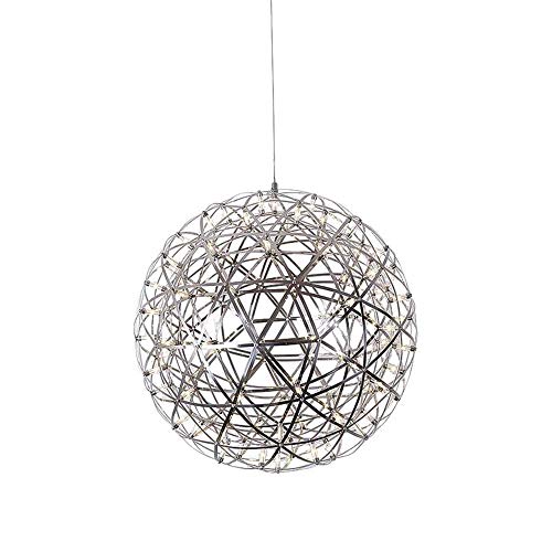TRPYA Pendentif à boule à LED moderne Luge de lugle de lustre, 12W Feux d'artifice en métal Plafonnier de décoration pour cuisine îlot Cafe Bar Salle à manger, magasin de vêtements
