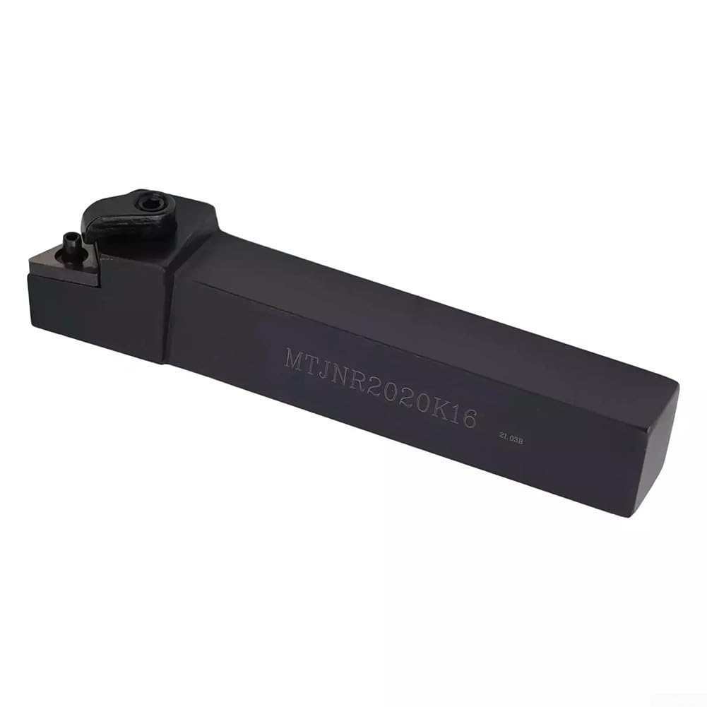 Eawfgtuw Porte-outils de tournage externe 20 x 20 mm avec inserts en carbure pour acier inoxydable et fonte, outils de coupe industriels, accessoires de travail des métaux