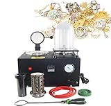 McbeAn Einteilige Gussmaschine, Schmuck-Vakuum-Gießmaschine, Hochtemperatur-Schmuckgusswerkzeug Mit Digitalanzeige, 1/2 PS, 3 CFM – Guss-Vakuum- Und Schmelzmaschine – 2 L Fassungsvermögen