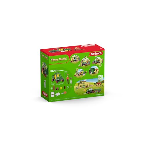 Schleich Farm World | Contadino Della Foresta Con Veicolo 42659 | Paul Il Contadino, Cane, Fuoristrada & Accessori | Figure Animali Realistiche | Idea Regalo Bambini | Giocattolo Da 3 Anni | 49 Pezzi - 9