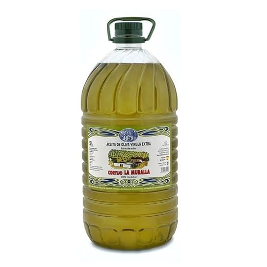 Aceite de Oliva Virgen Extra - Hojiblanca - Garrafa 5 Litros – Extracción en frío – Olivar tradicional - Parque Natural de la Subbética Rute, Córdoba, Andalucía - [PRODUCTO DE ESPAÑA]