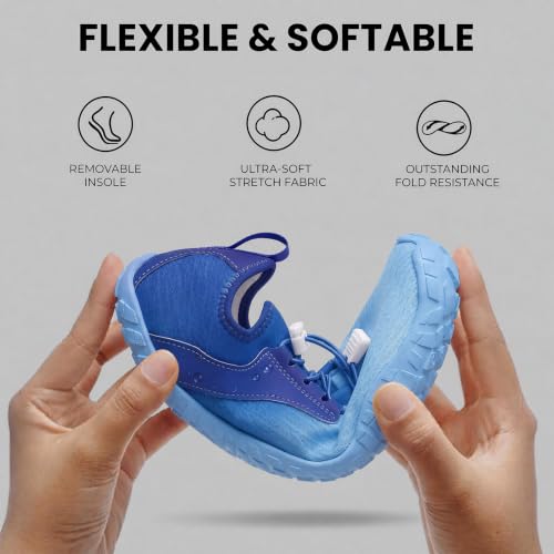 Image of Barefoot Water Shoes for Men Women 2026 Quick Dry Athletic Shoes Non-Slip Wide Toe Aqua Footwear Beach Swim Hiking Kayaking Yoga Outdoor Sport