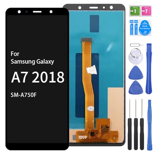 *Applicazione --- Usata come sostituzione/ricambio per lo schermo non funzionante o rotto per Samsung A7 2018 SM-A750F, SM-A750FN, SM-A750G, SM-A750GN, SM-A750C, SM-A750X, SM-A750N.