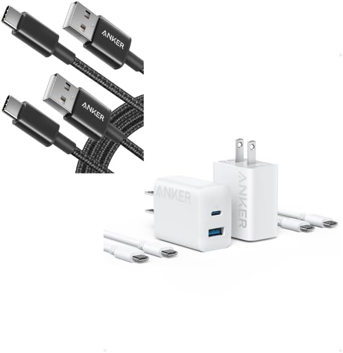 6 ft Lightning Cable 2-Pack 20W Charger