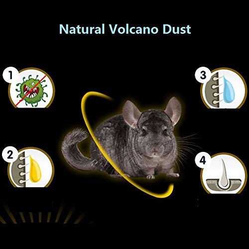 Hamster Bathing Sand,Gerbil Powder Grooming Sand for Tiny Friends Farm Chinchilla Dust Bath Potty Litter Sand (2LB… - Image 7