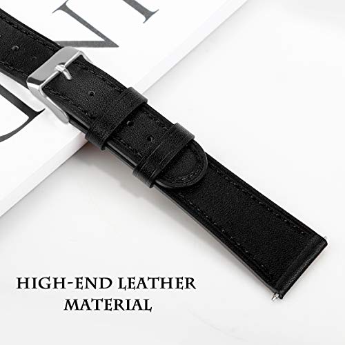 FoundEast Compatible with Spade Co Health Smartwatch 4 Watch Band, Soft Leather Replacement Wristbands Straps for Spade Co Health Smartwatch4 1.85 Inches (Black) by FoundEast - Used condition - Image 5