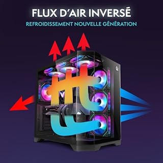 VIBOX PC Gamer • Intel Core i9 12900KF 5,2 GHz • Nvidia RTX 5080 16 Go • 32 Go RAM • 1 to NVMe SSD • Windows 11 • WiFi • Noir