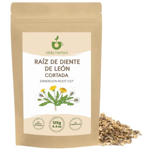IDDA Herbal Raíz de Diente de León Infusión 125g, Té Suelto, Hierba Seca