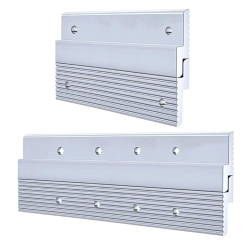 Image of Cleat Picture Hanger 6 Pcs Hardware Kit for Hanging Plywood Picture Hooks, Wall Bracket Hardware Kit Aluminum Z Bar Hangers