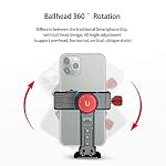Cell Phone Tripod Mount, ULANZI ST-14 Smartphone Tripod Mount Adapter - Image 3
