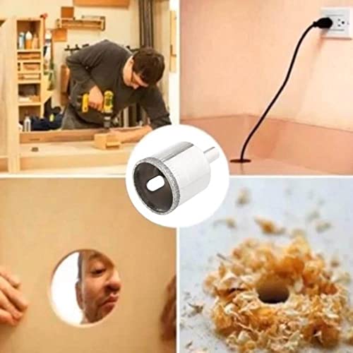 Broca de corona diamantada 22 mm para cerámica y vidrio miniatura 5