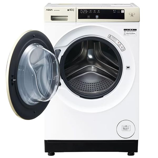 Amazon | AQUA AQW-DM10R-L-W ホワイト まっ直ぐドラム2.0 [ドラム式