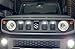PKEDUO Front Grille Light White/Amber Center Grille Lights Decorative Lights Compatible with Suzuki Jimny JB64 JB74 2019 2020 2021 2022 2023