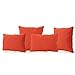 Christopher Knight Home Corona Outdoor Pillow Set, Orange