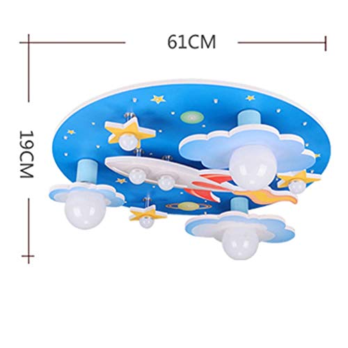 Plafonnier pour enfants grand modèle 61 cm éclairage complet e27 e14 - 6