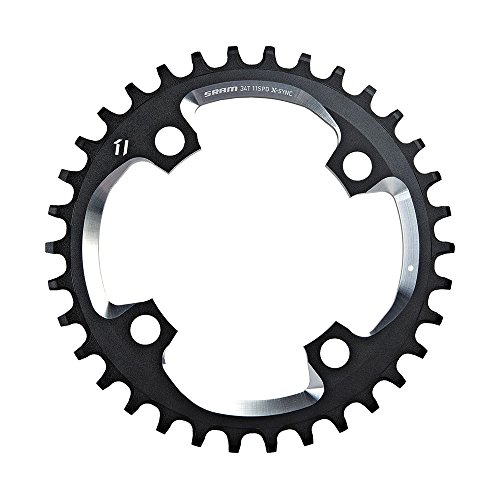 SRAM X01 104BCD 1x11-Speed Chain Ring, 34T, Black