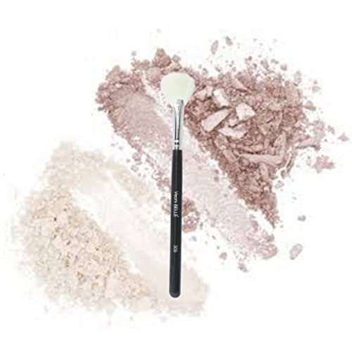Image of Fan Brush for Makeup Highlighter Fan Brush Soft Bristles Makeup Brushes Set for Women (Fan brush)