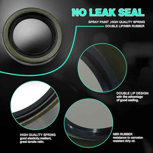 2 Sets 3500lb Trailer Bearing Kit L68149 L44649 Trailer Axle Kit,Boat Trailer Bearing Kit 171255TB Seal Fits for 1-3/8'' to 1-1/16'' Trailer Wheel Bearings 1.98" Dust Caps and Rubber Plugs Cotter Pins by DEEPDREAM - Image 8