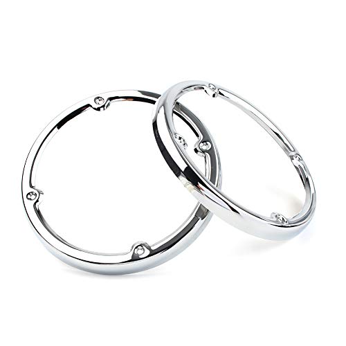 Chrome Motorcycle Tour Pak Speaker Trim para Harley 2014-2019 miniatura 5