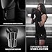 Hayabusa T360 Boxing Gloves – Revolutionary Hand Ergonomics | Empowering Wrist Support | Single or Dual Strap Closure | Training, Sparring, Heavy Bag - Black, 16oz