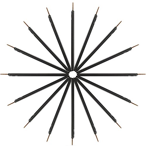 KINGMAS 100 Pack Disposable Eyeliner Brushes Applicator Makeup Eye Liner Wands