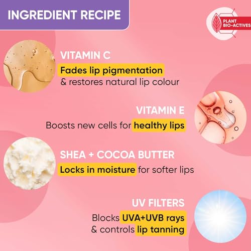 Dot & Key Strawberry Lip Balm (12gm) for Moisturization | Soft and Naturally Pink Lips |Tinted Lip Balm with SPF 30 & Vitamin C + E | Fades Lip... - Image 5