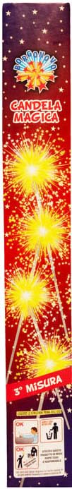 Piro89 150 Pezzi candeline Scintillanti 3 Misura (K1 / Cat.1)