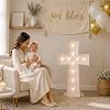 3FT Light Up Cross Marquee Baptism Decorations First Communion LED Decor - 2