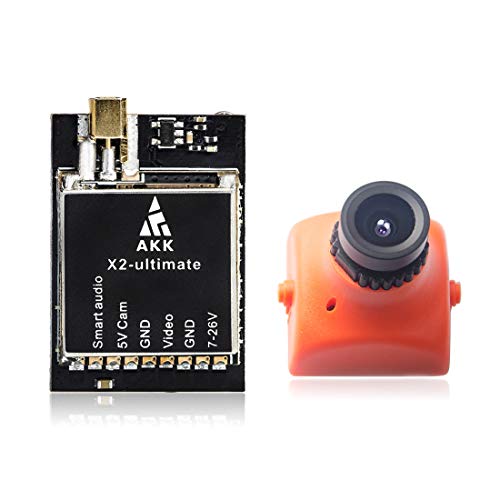 AKK X2-Ultimate+CA20 5.8GHz FPV VTX Compatible with Betaflight OSD and 600TVL 2.8MM 120