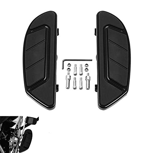 Green-L Black Rider Driver Floorboard Foot Board Fit for Harley Touring Street Electra Road Glide King 1986-2025 Softail 1986-2017