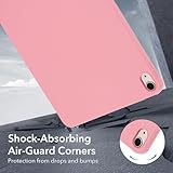 Case Compatible with iPad 11th Gen A16 11 Inch 2025 Case, Back Shell, Slim Light Flexible TPU Rubber Soft Skin Silicone Protective Cover Shockproof Tablet Cover A16 11th Generation(Pink) - Image 2