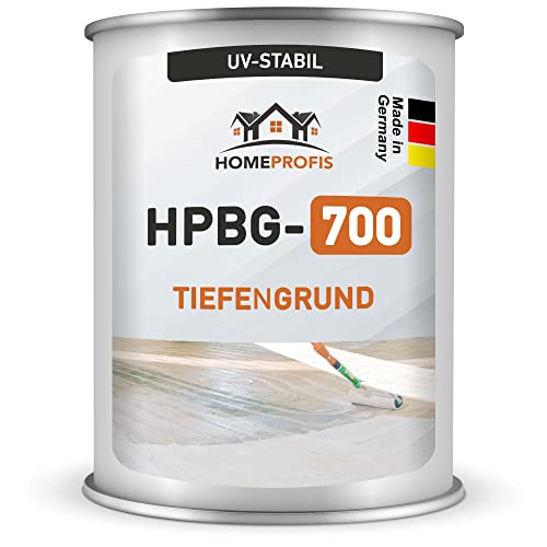 HPBG-700 1K Grundierung (UV-beständig) für Beschichtung (5kg | bis 25m²) – Diffusionsgeschlossener Primer Tiefengrund und Haftvermittler für Bodenfarbe und Dachziegelfarbe