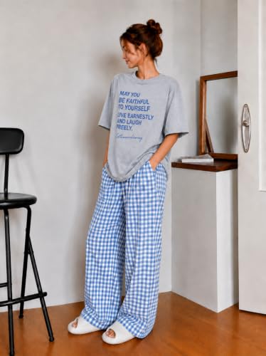 Image of KSHS Womens Korean Night Dress || Full Pyjama Set ||Korean Nightsuit || Women Nightwear ||Round Neck Full Sleeve Nightsuit || Loungewear || Everyday Nightdress Women's Pyjama Sets