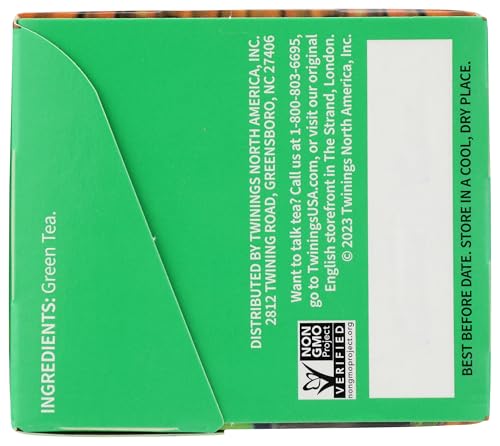 Image of Twinings Green Tea, 1.48 Ounce Box 20 individual tea bags