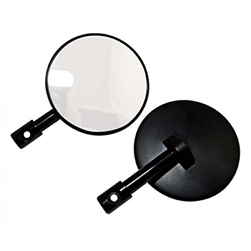 Mini-Rétroviseur Bihr Noir Ø80mm universel guidon moto rétroviseur rond
